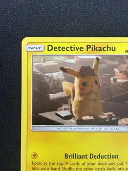 Pokemon TCG Detective Pikachu SM194 Black Star Promo Cosmos Holo NM - Image 2