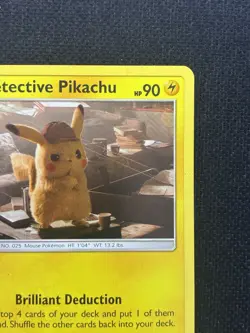 Pokemon TCG Detective Pikachu SM194 Black Star Promo Cosmos Holo NM - Image 3