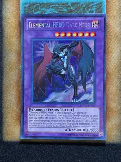 Yugioh Elemental HERO Dark Neos LCGX-EN059 Secret Rare LP - Image 1