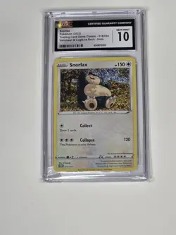 Snorlax 016/034 CLV Holo English Trading Card Game PSA 10 Gem Mint 2023 Classic - Image 1
