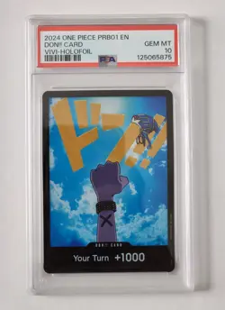 2024 ONE PIECE ENG PRB01-PREMIUM BOOSTER NEFELTARI VIVI-HOLO DON!! CARD PSA 10 - Image 1