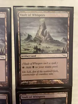 4X Vault of Whispers Mirrodin Regular Mtg Magic The Gathering Cards Playset - Image 2