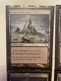 4X Vault of Whispers Mirrodin Regular Mtg Magic The Gathering Cards Playset - Image 3