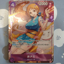 One Piece Card Game Japanese Nami ST18-002 8 Pack Battle Prize Winner Promo Card - Image 1