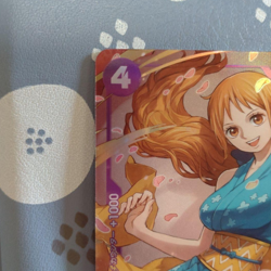 One Piece Card Game Japanese Nami ST18-002 8 Pack Battle Prize Winner Promo Card - Image 2