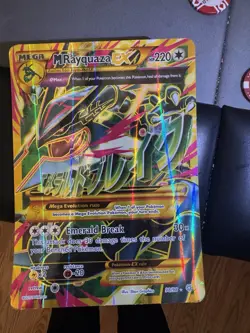Pokemon JUMBO/Oversized Card Mega M Rayquaza EX Full Art XY 98/98 - Image 1