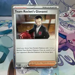 Team Rocket's Giovanni (Cosmos Holo) 174/182 Miscellaneous Cards & Products Holo - Image 1