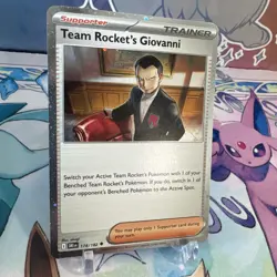 Team Rocket's Giovanni (Cosmos Holo) 174/182 Miscellaneous Cards & Products Holo - Image 2