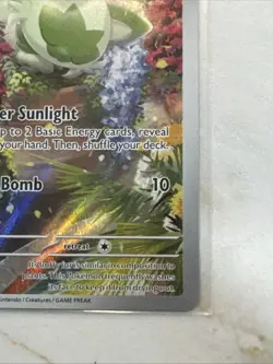Pokemon TCG Sprigatito Holo Illustration Rare Card 196/193 Sv02: Paldea Evolved - Image 4
