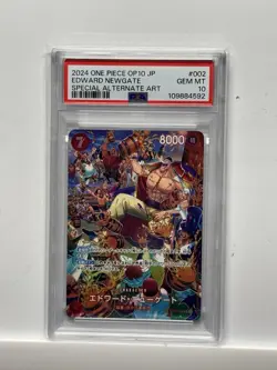PSA 10 Edward Newgate SP Parallel ST15-002 Japanese Royal Blood One Piece Card - Image 1