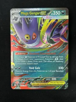 Mega Gengar ex Double Rare 056/094 - NM Phantasmal Flames Pokemon Card - Image 1