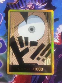 Luffy Gold DON!! Card Premium Booster The Best Vol. 1 PRB01 Foil One Piece Card - Image 1