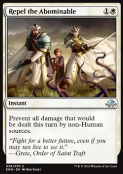 MTG 2x REPEL THE ABOMINABLE - RESPINGERE L'ABOMINEVOLE - EMN - MAGIC - Image 1