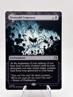 Oversold Cemetery 0033 Wilds of Eldraine: Enchanting Tales WOT MTG NM - Image 1