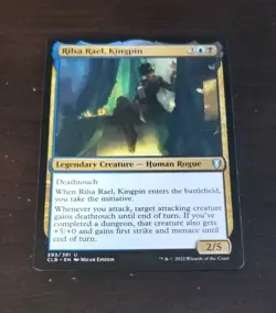 100x Rilsa Rael, Kingpin Magic The Gathering Commander Deck / Used / MTG/Dungeon - Image 1