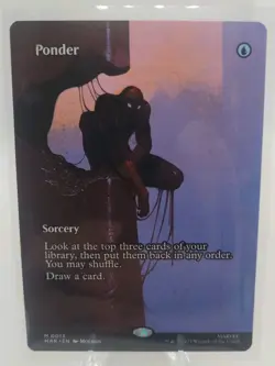 Ponder 0013 Borderless MTG Spider-Man Non-Foil M NM - Image 1
