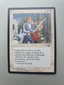 Martyrdom, MTG Alliances (1996) Common White Instant NM - Image 1