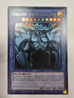 Obelisk the Tormentor LC01-EN001 Yu-Gi-Oh Legendary Collection 1 Limited Edition - Image 1