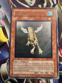 1 X Yu-Gi-Oh! Treeborn Frog - 1st Ed. SOI-EN025 - Ultimate rare - NM! - Image 2