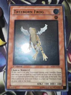 1 X Yu-Gi-Oh! Treeborn Frog - 1st Ed. SOI-EN025 - Ultimate rare - NM! - Image 3