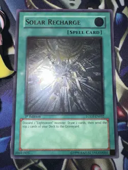 1 X Yu-Gi-Oh! Solar Recharge - LODT-EN052 - Ultimate Rare - 1st Ed - NM!#2 - Image 3