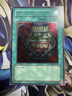 1 X Yu-Gi-Oh! Pot of Greed - 1st Ed DPKB-EN029 Ultimate NM! - Image 2