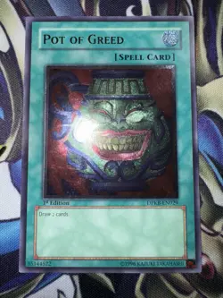 1 X Yu-Gi-Oh! Pot of Greed - 1st Ed DPKB-EN029 Ultimate NM! - Image 3