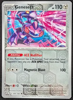 Genesect 2024 Shrouded Fable Reverse Holo Pokemon Card 040/064 (NM) - Image 1