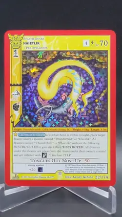 Haietlik 22/174 MetaZoo Native 1st Edition Full Holo Foil Card NM/MINT - Image 1