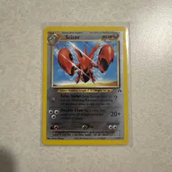 Scizor 29/75 Neo Discovery Regular 2001 English Pokemon Card LP - Image 1