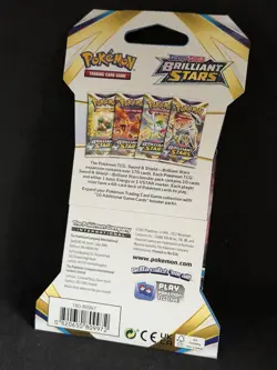 Pokemon TCG: Sword & Shield-Brilliant Stars Sleeved Booster Pack (10 Cards) 820650809972 - Image 2