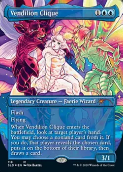 MTG English Vendilion Clique NM Foil Secret Lair - Image 1