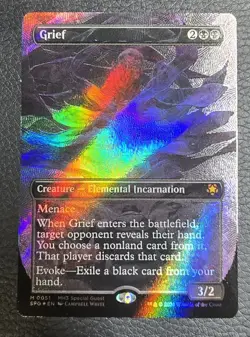 Grief (Borderless) (Textured Foil) Special Guests Foil MTG NM Magic Card - Image 1