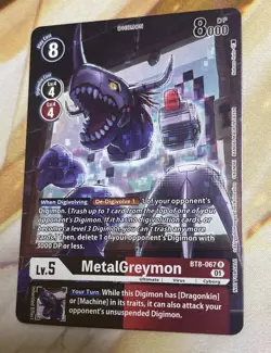 Digimon Card Game MetalGreymon BT8-067 R LP - Image 1