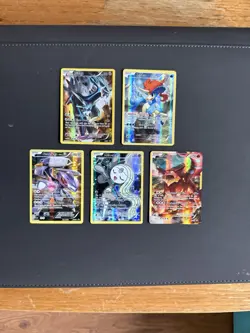 Pokemon XY 5-Card-Lot Mythical Collection Black Star Promos LP/NM Full Art - Image 2