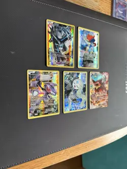 Pokemon XY 5-Card-Lot Mythical Collection Black Star Promos LP/NM Full Art - Image 3