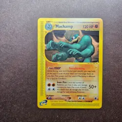 Machamp 51/165 Pokemon Expedition Regular Rare Card - LP - Image 1