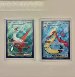 Latias Ex Full Art - Milotic Ex Full Art - Pokemon TCG - Card lot of 2 - NM - Image 1