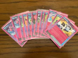 12x Lot Ace Spec Pokemon TCG Pink Trainer Cards Secret Box Max Rod Etc - Image 1