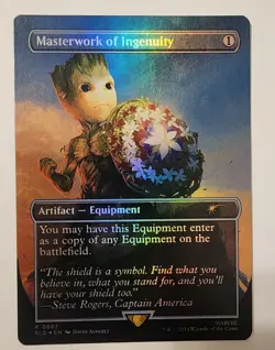 Mtg Secret Lair Masterwork Of Ingenuity Borderless NM Rainbow Foil - Image 1
