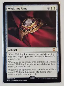Wedding Ring M Commander: Innistrad: Crimson Vow 32 Near Mint - Image 1