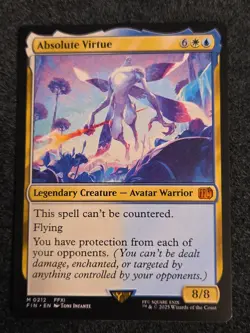 Absolute Virtue - FINAL FANTASY MTG Magic the Gathering NM 0212 - Image 1