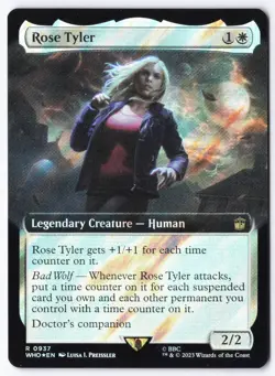 Rose Tyler (Extended Art) (Surge Foil) R Universes Beyond: Doctor Who 937 NM - Image 1