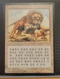 mtg KOREAN SAVANNAH LIONS NM FBB 1996 -Argo- - Image 1