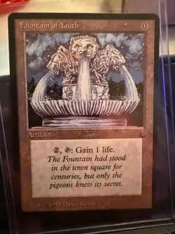 MTG | Fountain of youth | Dark Edition | Never Played | Gem Mint - Image 1
