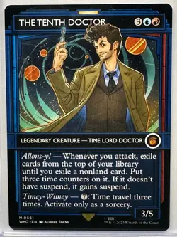 The Tenth Doctor (Showcase) Doctor Who, Magic the Gathering, MTG, Regular (561) - Image 1