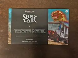 MTG Secret Lair PlayStation Twisted Metal Sol Ring Rainbow Foil Edition - Sealed - Image 1