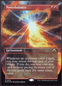 MTG Powerbalance (Borderless) [Modern Horizons 3] Foil Near Mint Magic - Image 1