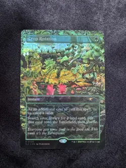 HALO FOIL - Crop Rotation - Encyclopedia Secret Lair Magic The Gathering MTG - Image 1