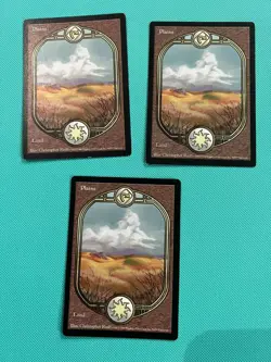 3x Plains - Unglued - MTG - Magic the Gathering - x3 - Image 1